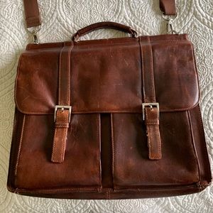 Wilson leather computer bag
